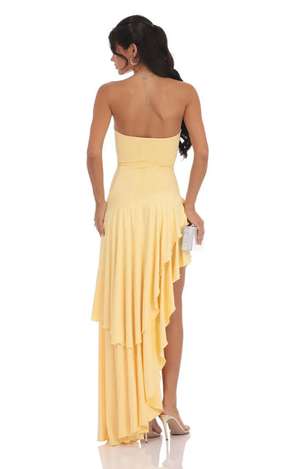 Sunlit Ruffle Gown