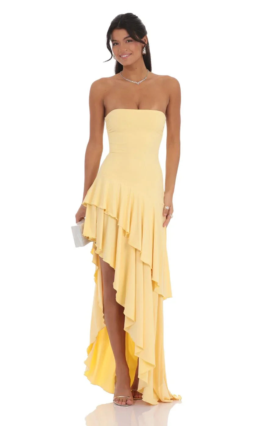 Sunlit Ruffle Gown