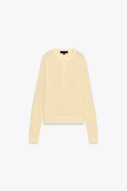 Cloud Knit Henley